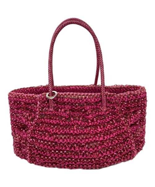 ANTEPRIMA（アンテプリマ）ANTEPRIMA (アンテプリマ) カリーナワイヤーハンドバッグ ピンクの古着・服飾アイテム