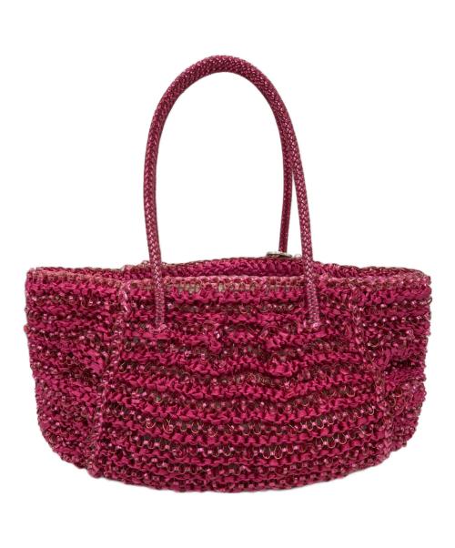 ANTEPRIMA（アンテプリマ）ANTEPRIMA (アンテプリマ) カリーナワイヤーハンドバッグ ピンクの古着・服飾アイテム