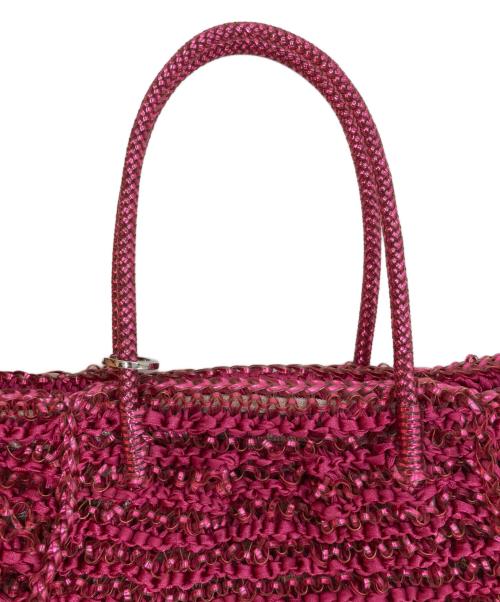 ANTEPRIMA（アンテプリマ）ANTEPRIMA (アンテプリマ) カリーナワイヤーハンドバッグ ピンクの古着・服飾アイテム