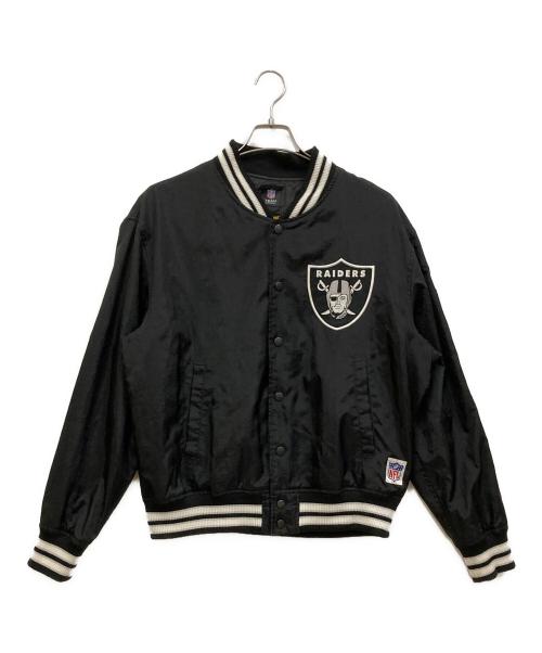 NFL（エヌエフエル）NFL (エヌエフエル) AVIREX (アヴィレックス) スタジャン ブラック サイズ:SIZE Lの古着・服飾アイテム