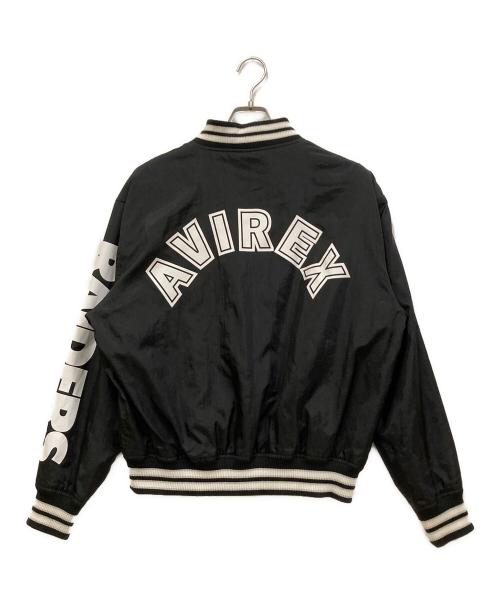 NFL（エヌエフエル）NFL (エヌエフエル) AVIREX (アヴィレックス) スタジャン ブラック サイズ:SIZE Lの古着・服飾アイテム