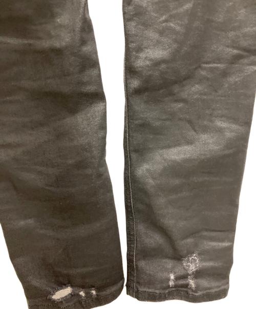 DIESEL（ディーゼル）DIESEL (ディーゼル) ダメージデニムパンツ ブラック サイズ:SIZE W28-L34の古着・服飾アイテム