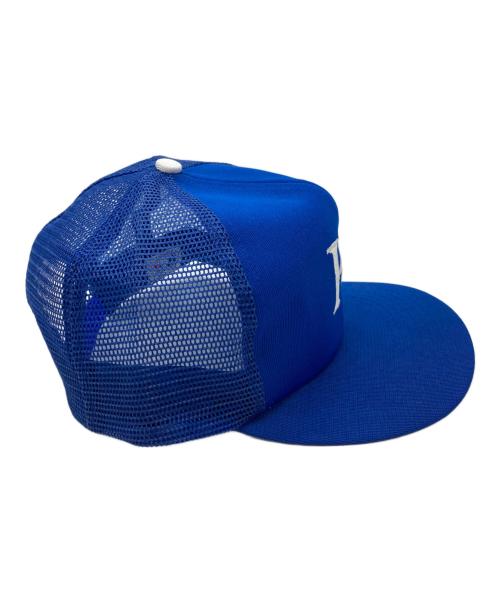 MLB（エムエルビー）MLB (エムエルビー) メッシュキャップ ブルーの古着・服飾アイテム