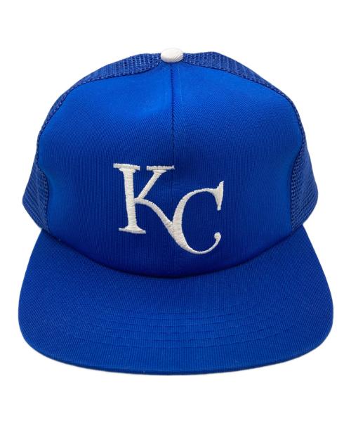 MLB（エムエルビー）MLB (エムエルビー) メッシュキャップ ブルーの古着・服飾アイテム