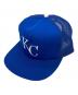 MLB（エムエルビー）の古着「メッシュキャップ」｜ブルー