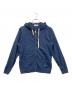 VAN JAC（ヴァン）の古着「ジップパーカー」｜ネイビー