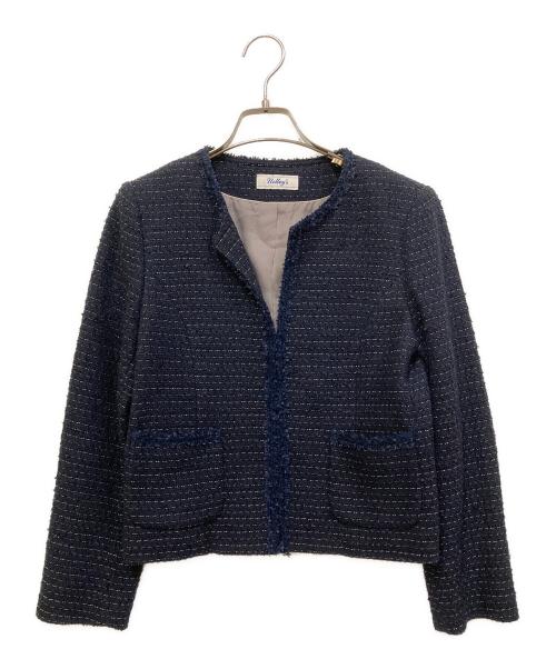 NOLLEY'S（ノーリーズ）NOLLEY'S (ノーリース) ツイードセットアップ ネイビー サイズ:SIZE 40の古着・服飾アイテム