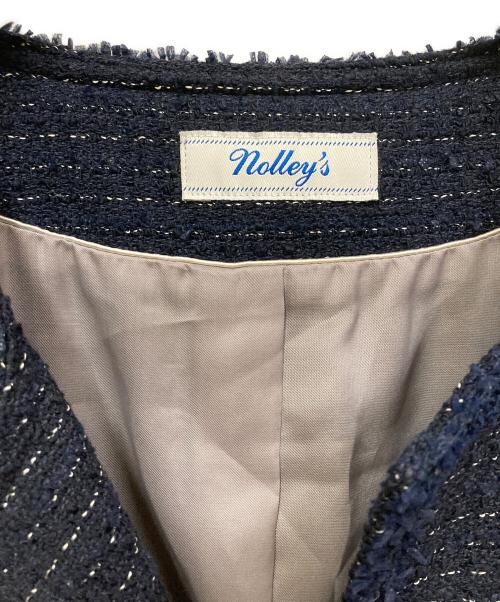 NOLLEY'S（ノーリーズ）NOLLEY'S (ノーリース) ツイードセットアップ ネイビー サイズ:SIZE 40の古着・服飾アイテム