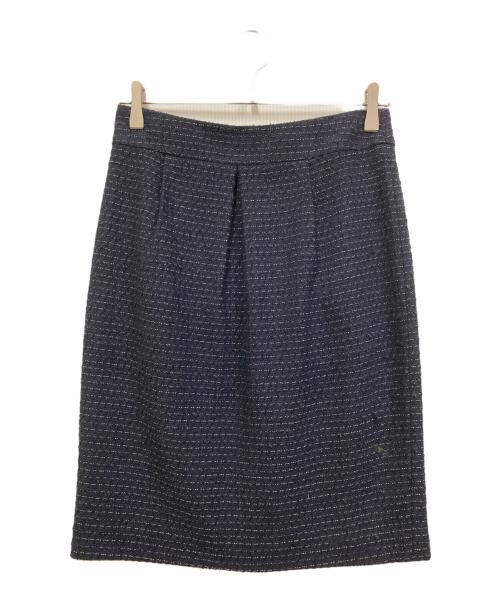 NOLLEY'S（ノーリーズ）NOLLEY'S (ノーリース) ツイードセットアップ ネイビー サイズ:SIZE 40の古着・服飾アイテム