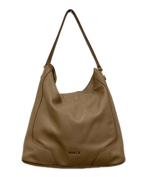 FURLA（フルラ）FURLA (フルラ) ホーボー ショルダーバッグ ベージュの古着・服飾アイテム