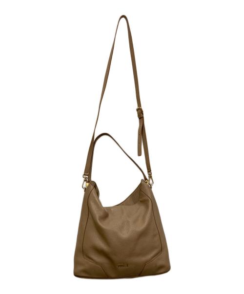 FURLA（フルラ）FURLA (フルラ) ホーボー ショルダーバッグ ベージュの古着・服飾アイテム