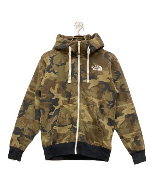 THE NORTH FACE（ザ ノース フェイス）THE NORTH FACE (ザ ノース フェイス) Novelty Rearview FullZip Hoodie カーキ サイズ:Sの古着・服飾アイテム