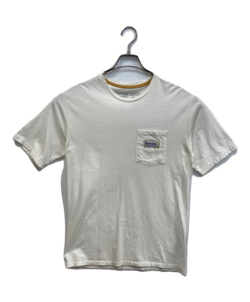 Patagonia（パタゴニア）Patagonia (パタゴニア) ウォーター・ピープル・オーガニック・ポケット・Tシャツ ホワイト サイズ:ＸＳの古着・服飾アイテム