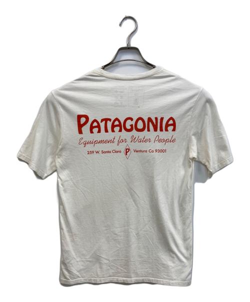 Patagonia（パタゴニア）Patagonia (パタゴニア) ウォーター・ピープル・オーガニック・ポケット・Tシャツ ホワイト サイズ:ＸＳの古着・服飾アイテム