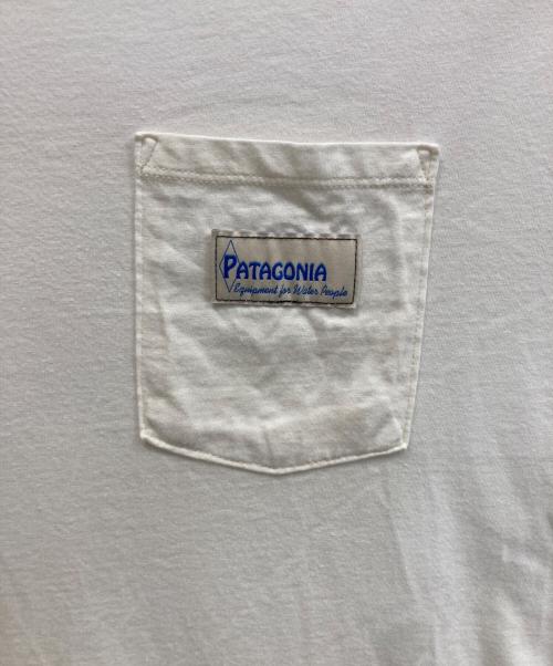 Patagonia（パタゴニア）Patagonia (パタゴニア) ウォーター・ピープル・オーガニック・ポケット・Tシャツ ホワイト サイズ:ＸＳの古着・服飾アイテム