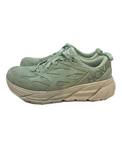 HOKAONEONE（ホカオネオネ）HOKAONEONE (ホカオネオネ) CLIFTON L SUEDE グリーン サイズ:SIZE 27.5cmの古着・服飾アイテム