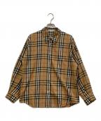 Burberry'sバーバリー）の古着「ノバチェックシャツ」｜ベージュ