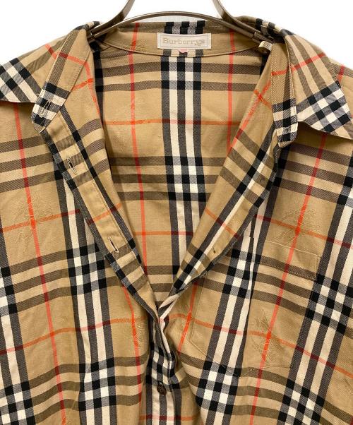 Burberry's（バーバリー）Burberry's (バーバリーズ) ノバチェックシャツ ベージュ サイズ:11の古着・服飾アイテム