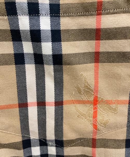 Burberry's（バーバリー）Burberry's (バーバリーズ) ノバチェックシャツ ベージュ サイズ:11の古着・服飾アイテム