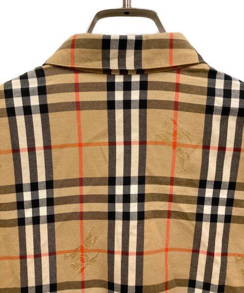Burberry's（バーバリー）Burberry's (バーバリーズ) ノバチェックシャツ ベージュ サイズ:11の古着・服飾アイテム