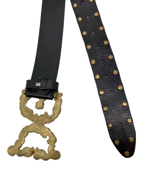 DOLCE & GABBANA（ドルチェ＆ガッバーナ）DOLCE & GABBANA (ドルチェ＆ガッバーナ) レザーベルト ブラック サイズ:SIZE 105cmの古着・服飾アイテム