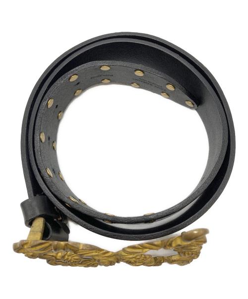 DOLCE & GABBANA（ドルチェ＆ガッバーナ）DOLCE & GABBANA (ドルチェ＆ガッバーナ) レザーベルト ブラック サイズ:SIZE 105cmの古着・服飾アイテム