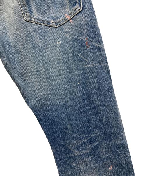 Hysteric Glamour（ヒステリックグラマー）Hysteric Glamour (ヒステリックグラマー) ダメージ加工スタッズデニムパンツ インディゴ サイズ:W31の古着・服飾アイテム