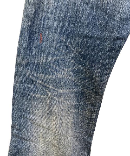 Hysteric Glamour（ヒステリックグラマー）Hysteric Glamour (ヒステリックグラマー) ダメージ加工スタッズデニムパンツ インディゴ サイズ:W31の古着・服飾アイテム