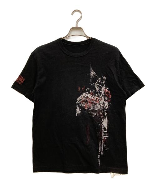 s'yte（サイト）s'yte (サイト) ORIGINAL READING ROCK FESTIVAL COLLECTION プリントTシャツ ブラック サイズ:SIZE 34の古着・服飾アイテム