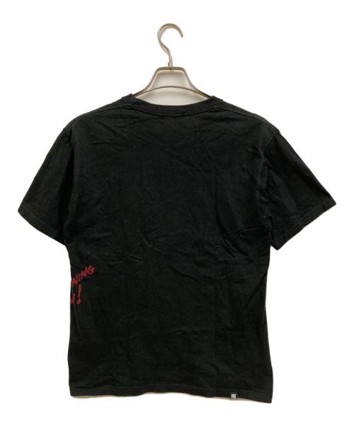 Hysteric Glamour（ヒステリックグラマー）Hysteric Glamour (ヒステリックグラマー) LAB SOUNDS プリント クルーネック Tシャツ ブラック サイズ:SIZE Sの古着・服飾アイテム