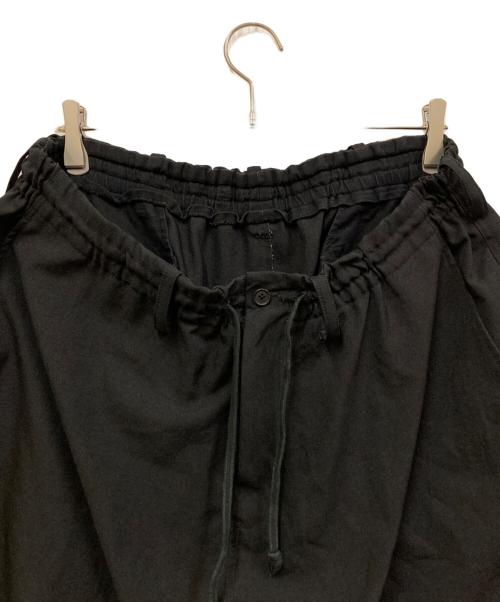 s'yte（サイト）s'yte (サイト) PE/STRETCH TWILL HEM RIB BALLOON SARUEL PANTS ブラック サイズ:SIZE 3の古着・服飾アイテム