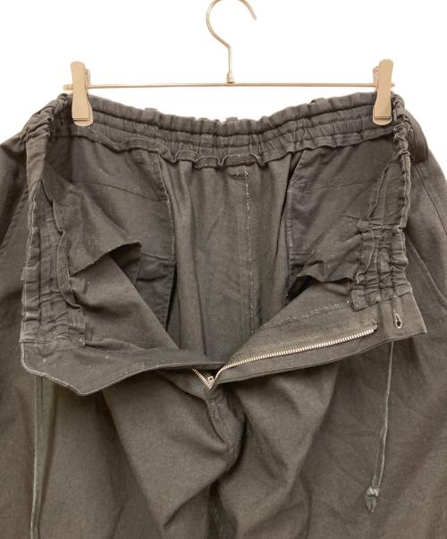 s'yte（サイト）s'yte (サイト) PE/STRETCH TWILL HEM RIB BALLOON SARUEL PANTS ブラック サイズ:SIZE 3の古着・服飾アイテム