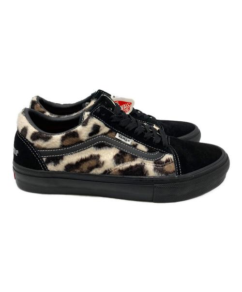 SUPREME（シュプリーム）Supreme (シュプリーム) VANS (バンズ) Leopard Old Skool ブラック×ベージュ サイズ:SIZE 27cmの古着・服飾アイテム