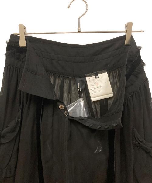 tricot COMME des GARCONS（トリココムデギャルソン）tricot COMME des GARCONS (トリココムデギャルソン) シアースカート ブラック サイズ:SIZE Mの古着・服飾アイテム