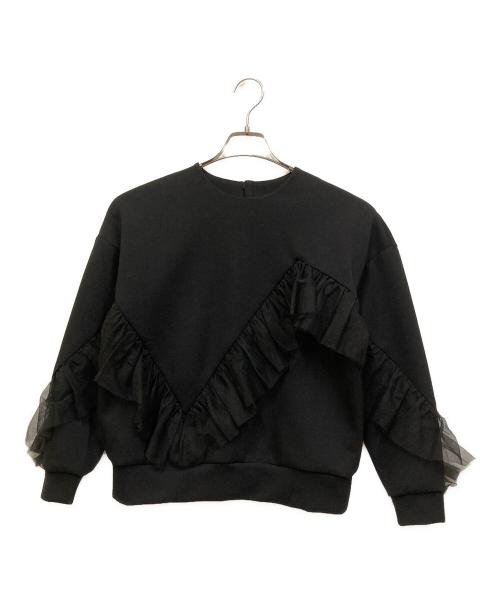 Adonisis（アドニシス）Adonisis (アドニシス) チュールトップス ブラック サイズ:SIZE Freeの古着・服飾アイテム