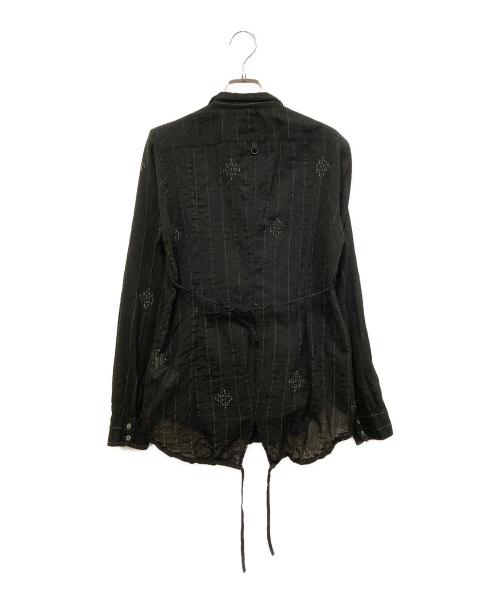 MARITHE+FRANCOIS GIRBAUD（マリテフランソワジルボー）MARITHE+FRANCOIS GIRBAUD (マリテフランソワジルボー) 長袖シャツ ブラック サイズ:SIZE Mの古着・服飾アイテム