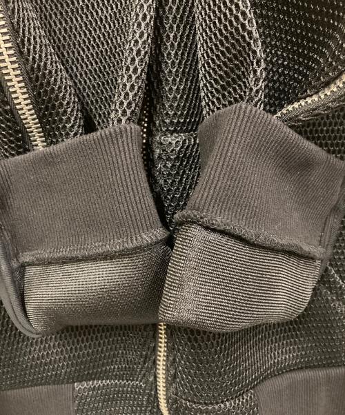ASH STUDIOPARIS（アッシュ スタジオ パリ）ASH STUDIOPARIS (アッシュ スタジオ パリ) メッシュジップパーカー ブラック サイズ:SIZE Lの古着・服飾アイテム