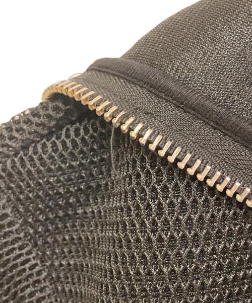 ASH STUDIOPARIS（アッシュ スタジオ パリ）ASH STUDIOPARIS (アッシュ スタジオ パリ) メッシュジップパーカー ブラック サイズ:SIZE Lの古着・服飾アイテム