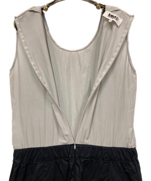 MM6 Maison Margiela（エムエムシックスメゾンマルジェラ）MM6 Maison Margiela (エムエムシックスメゾンマルジェラ) オールインワン ネイビー×ライトグレー サイズ:42の古着・服飾アイテム