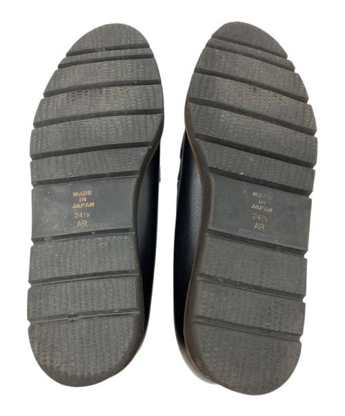 artemis by DIANA（アルテミスバイダイアナ）artemis by DIANA (アルテミスバイダイアナ) 軽量厚底タッセルローファー ブラック サイズ:SIZE 24.5cmの古着・服飾アイテム