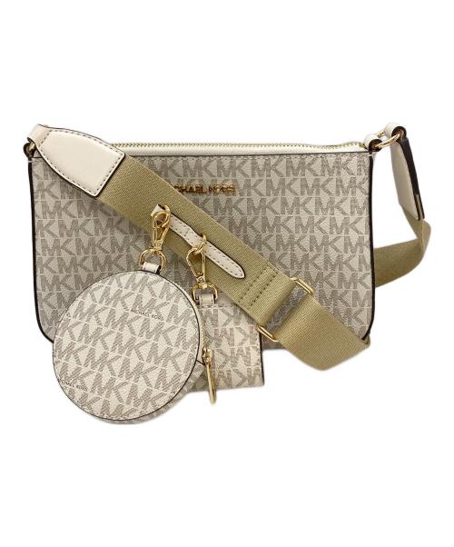 MICHAEL KORS（マイケル・コース）MICHAEL KORS (マイケルコース) JET SET TRAVEL クロスボディ スモール ベージュ サイズ:表記なしの古着・服飾アイテム