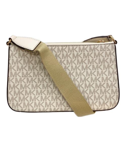MICHAEL KORS（マイケル・コース）MICHAEL KORS (マイケルコース) JET SET TRAVEL クロスボディ スモール ベージュ サイズ:表記なしの古着・服飾アイテム