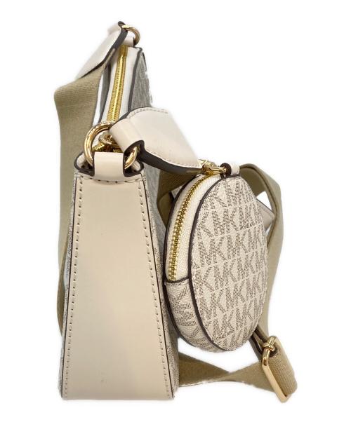 MICHAEL KORS（マイケル・コース）MICHAEL KORS (マイケルコース) JET SET TRAVEL クロスボディ スモール ベージュ サイズ:表記なしの古着・服飾アイテム