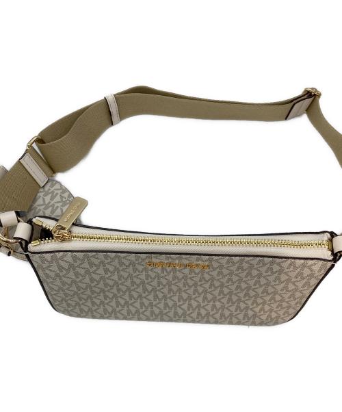 MICHAEL KORS（マイケル・コース）MICHAEL KORS (マイケルコース) JET SET TRAVEL クロスボディ スモール ベージュ サイズ:表記なしの古着・服飾アイテム