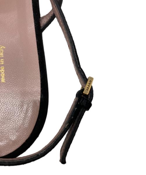 GUCCI（グッチ）GUCCI (グッチ) フリンジサンダル ブラック サイズ:SIZE 36の古着・服飾アイテム