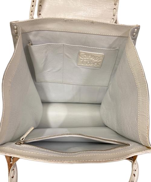 Carving Tribes（カービングトライブス）CARVING TRIBES (カービングトライブス) ハンドバッグ ホワイト サイズ:表記なしの古着・服飾アイテム