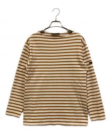 SAINT JAMES（セントジェームス）の古着「バスクシャツ」｜ブラウン