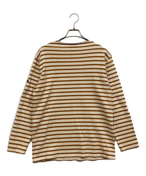 SAINT JAMES（セントジェームス）SAINT JAMES (セントジェームス) バスクシャツ ブラウン サイズ:SIZE 38の古着・服飾アイテム