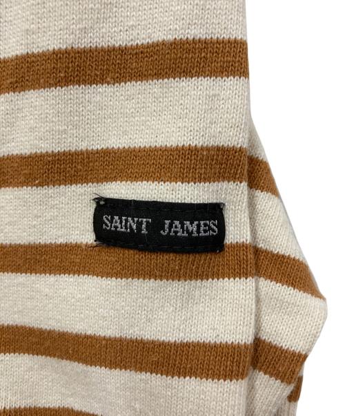 SAINT JAMES（セントジェームス）SAINT JAMES (セントジェームス) バスクシャツ ブラウン サイズ:SIZE 38の古着・服飾アイテム