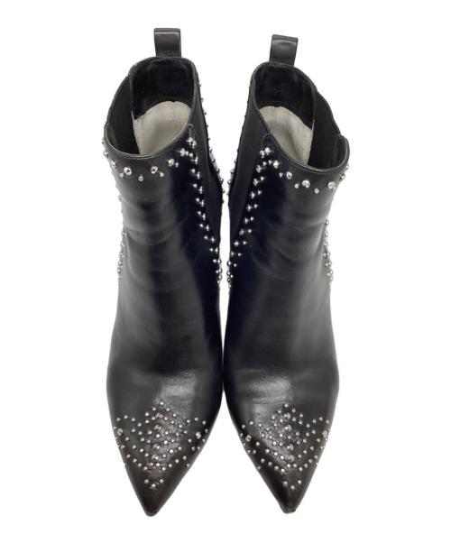 MICHAEL KORS（マイケル・コース）MICHAEL KORS (マイケルコース) スタッズサイドゴアブーツ ブラック サイズ:SIZE 61/2の古着・服飾アイテム